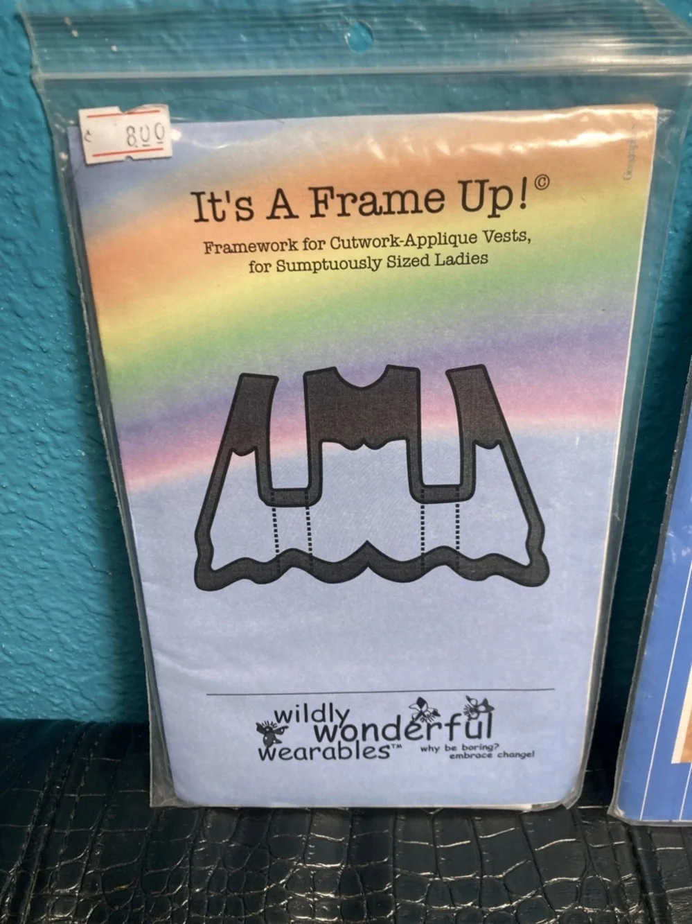 2 Vest Patterns: “It’s A Frame Up”‎ and “Water Color Vest”